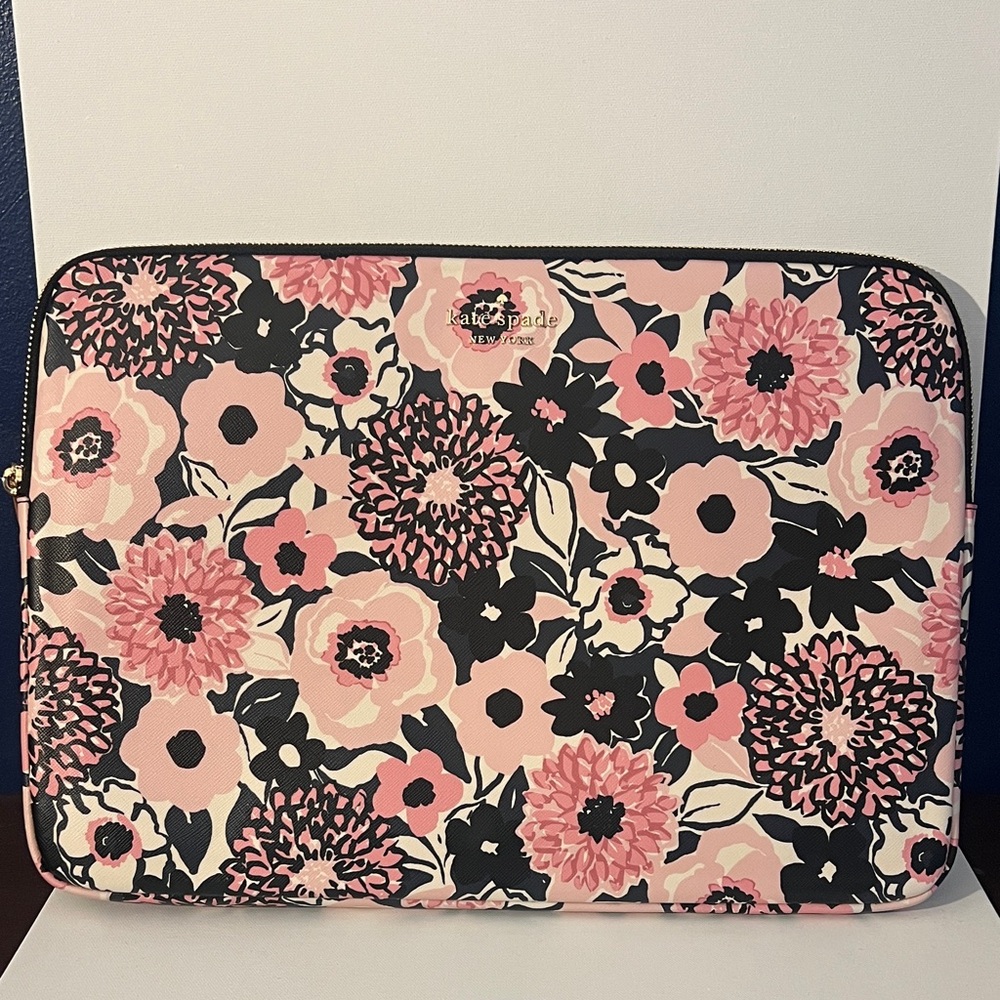 Kate Spade Pink and Black Floral Case